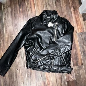 brand new leather jacket